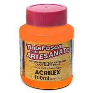 TINTA PLASTICA 100ML 517/LARANJA ACRILEX