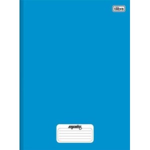 BROCHURA 1/4 CAPA DURA 96F  AZUL TILIBRA - UN