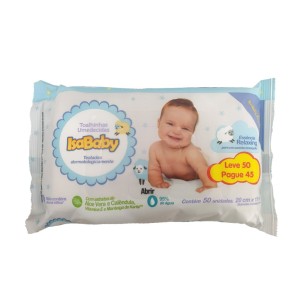 LENCO UMIDECIDO ISABABY  50 UNIDADES-PCT
