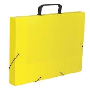 MALETA OFICIO PLASTICA DAC 702PP AMARELA - UN
