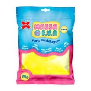 MASSA EVA  50G AMARELO MAKE+